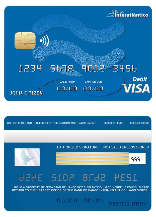 Cabo Verde Banco Inter-Atlantico  bank visa card
